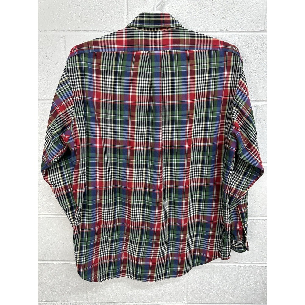 Ralph Lauren Blaire Men's Shirt Long Sleeve Plaid Size L Minimal Wear - Picture 4 of 4